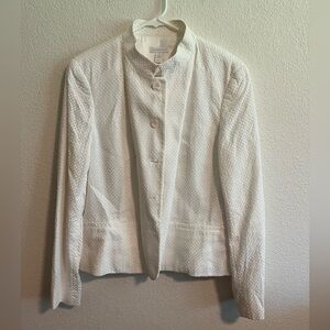 White Charter Club Jacket Size 16